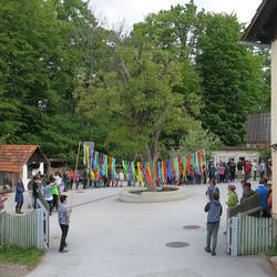 Start der Staffel von der Waldorfschule Karl Schubert Graz nach Eisenstadt